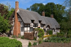 Photo of Anne Hathaways cottage and garden