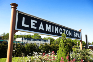 A photo of the Leamington Spa Sign
