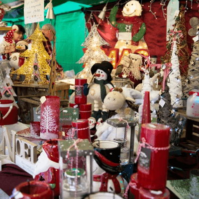 Decorations for sale at the market