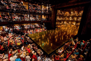 View from seats of the RSC stage